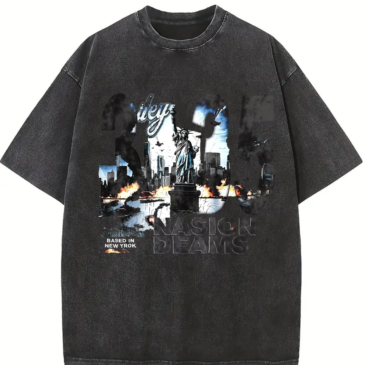 Valley Dreams Statue Of Liberty City 3035text Vintage product image 2