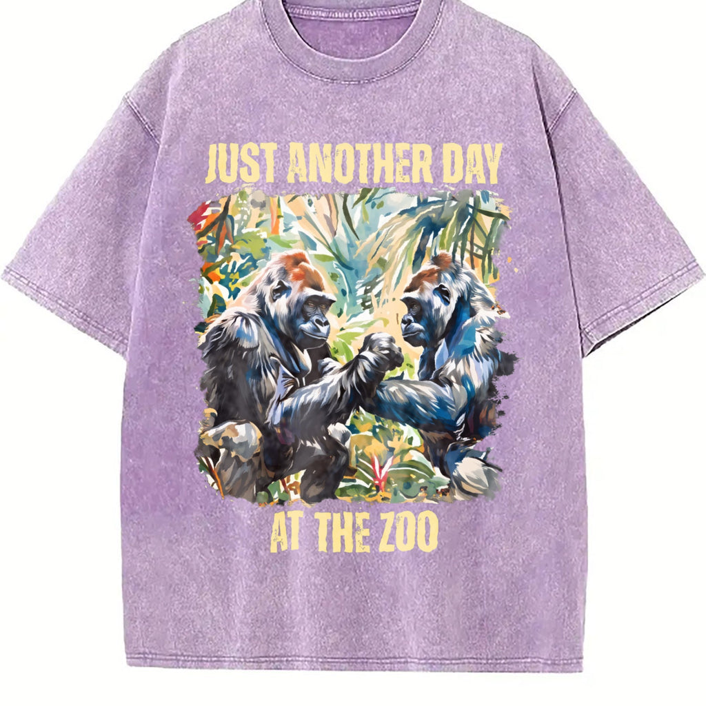 Just Another Day At The Zoo Vintage Washed T-Shirt product image 6