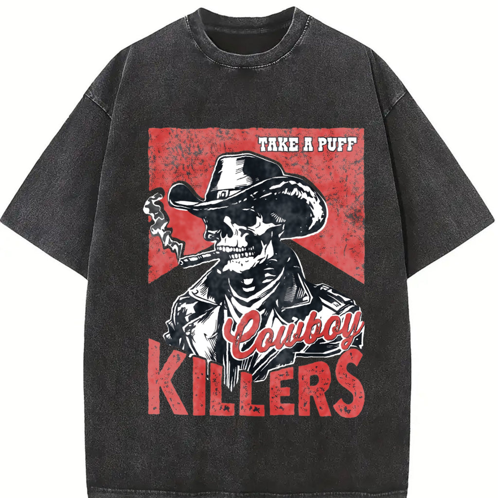 Popular Cowboy Killers 90s Vintage Washed T-Shirt product image 2