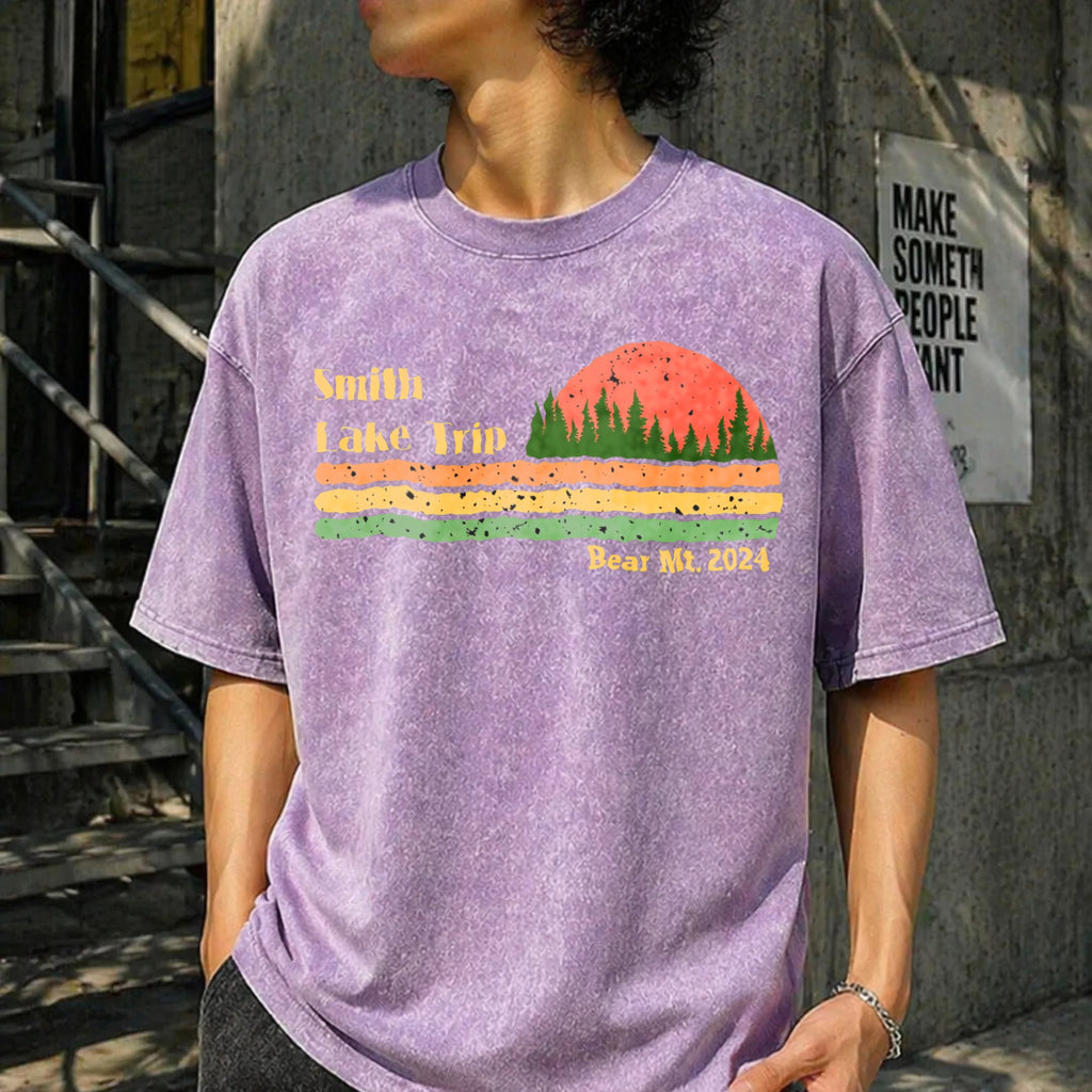 Camping Vintage Washed T-Shirt product image 6