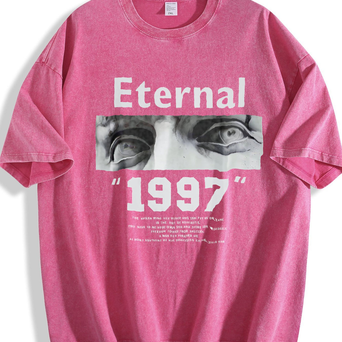 Eternal 1997 Eye Portrait Gym Muscle Vintage Washed T-Shirt product image 7