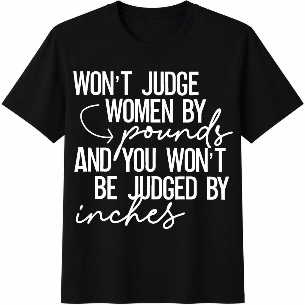 English Letter Summer Scoop Neck Don't Judge By Pounds And product image 1