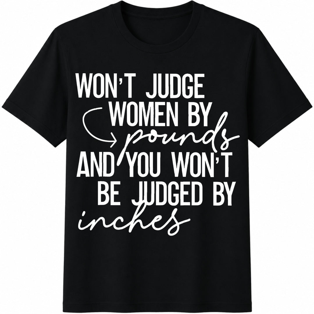 English Letter Summer Scoop Neck Don't Judge By Pounds And product image 1