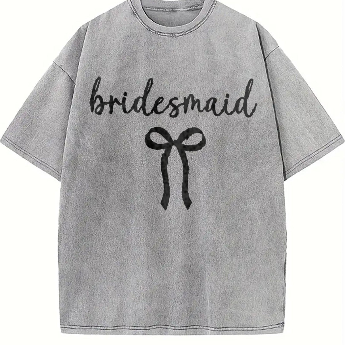 Bride Bridesmaid Vintage Washed T-Shirt product image 5