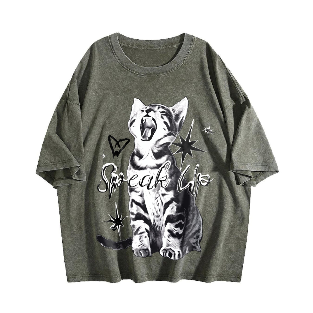 Grunge Punk Vintage Washed T-Shirt product image 4