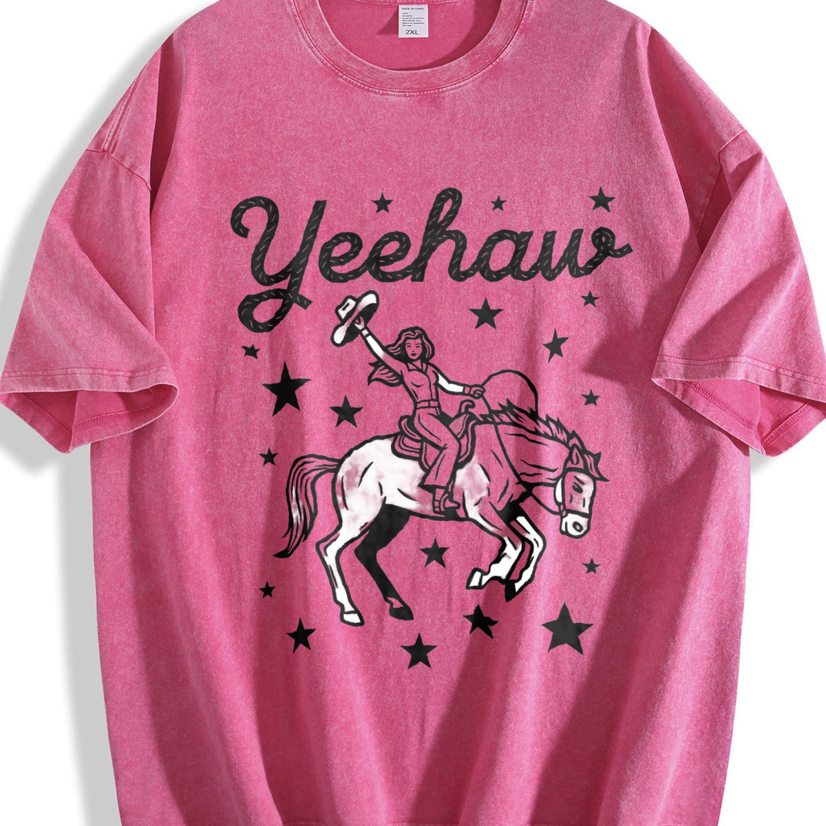 Yeehaw Cowgirl Rodeo Vintage Washed T-Shirt product image 7