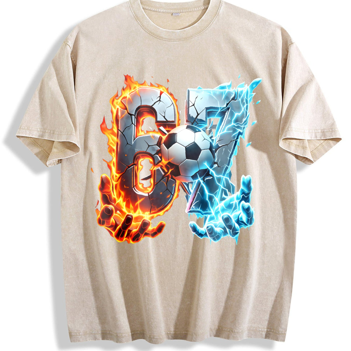 Global Soccer Fan Vintage Washed T-Shirt product image 1