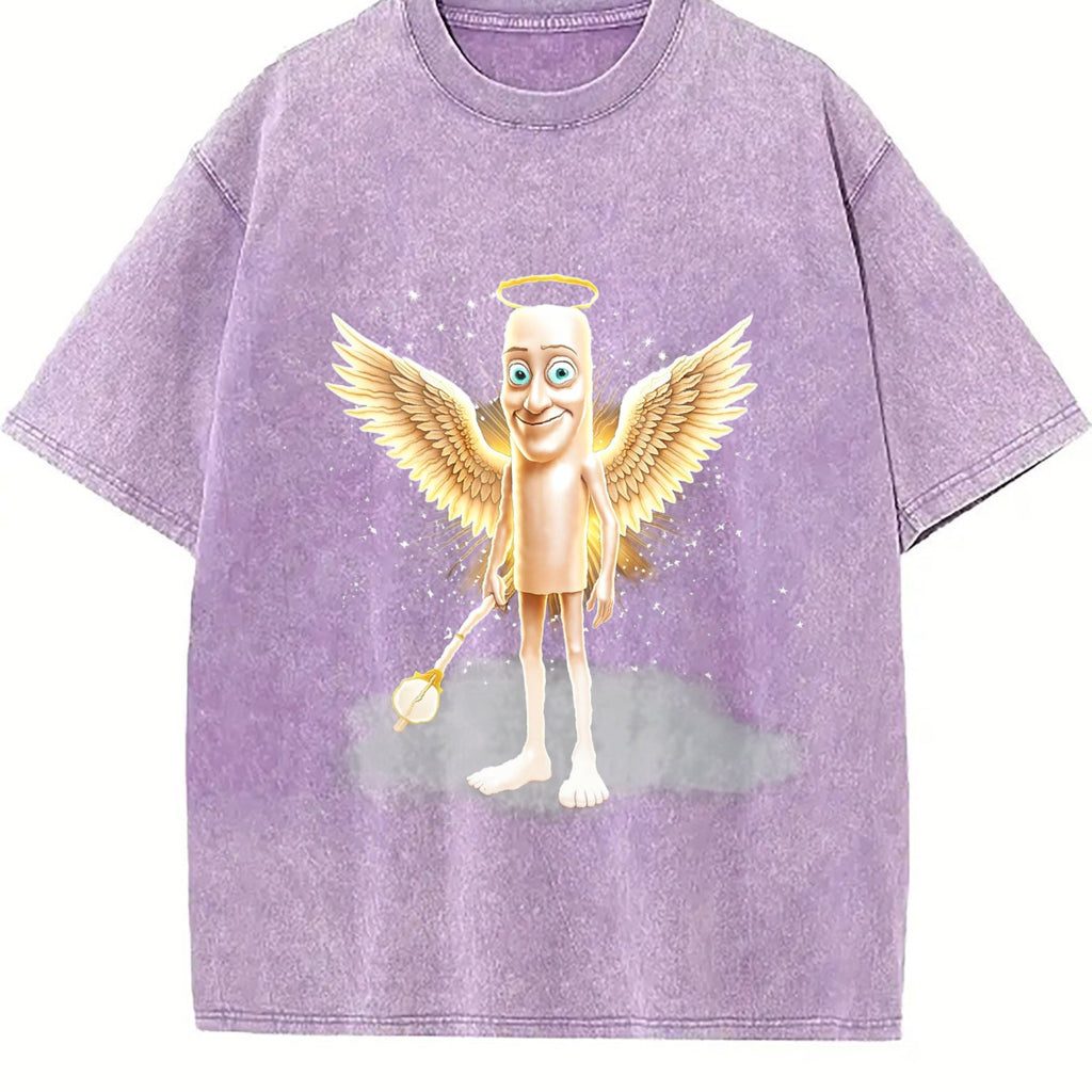 Funny Tung God Sahur Brainrot Meme Vintage Washed T-Shirt product image 6