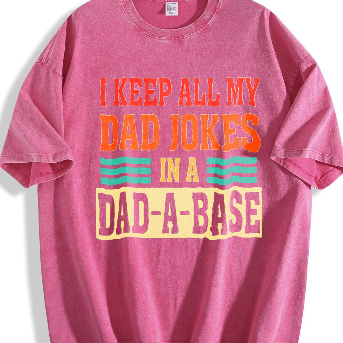 I Keep All My Dad Jokes In A Dad-a-base Vintage Washed product image 7