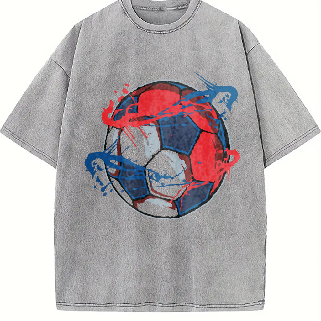 Global Soccer Fan Vintage Washed T-Shirt product image 5