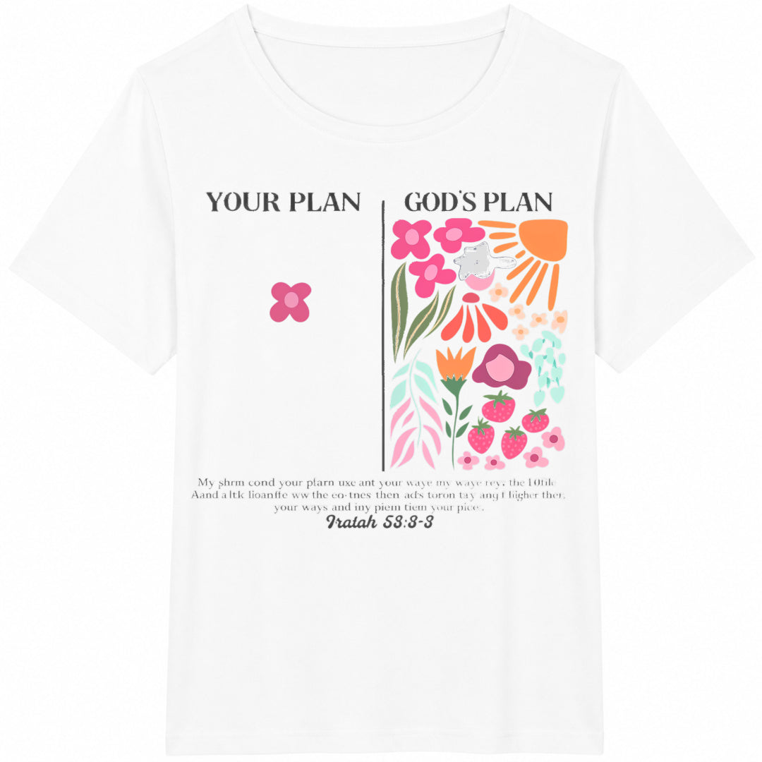 Thermal Transfer God's Plan Spring Autumn Cotton T-Shirt product image 2
