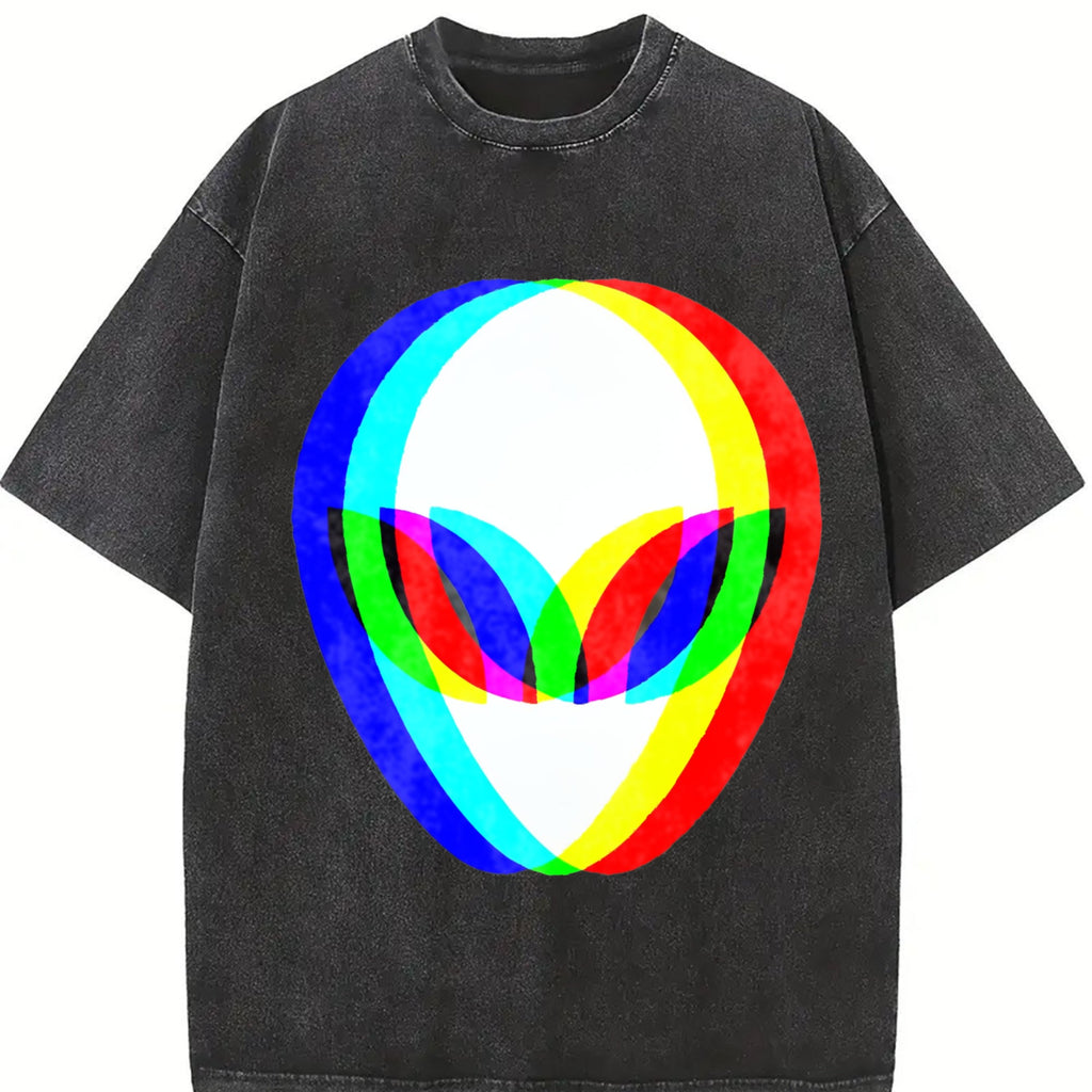 100 Alien Head Trippy Vaporwave Techno Rave Edm Music product image 2