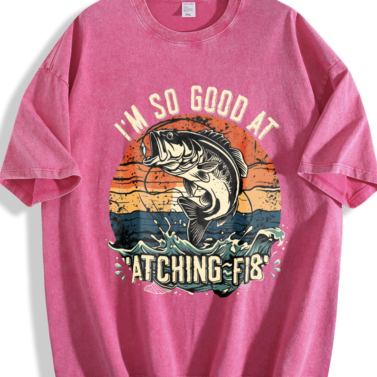 Fish Sunset Y2K Boxy Aesthetic Old School Summer Vibes product image 7