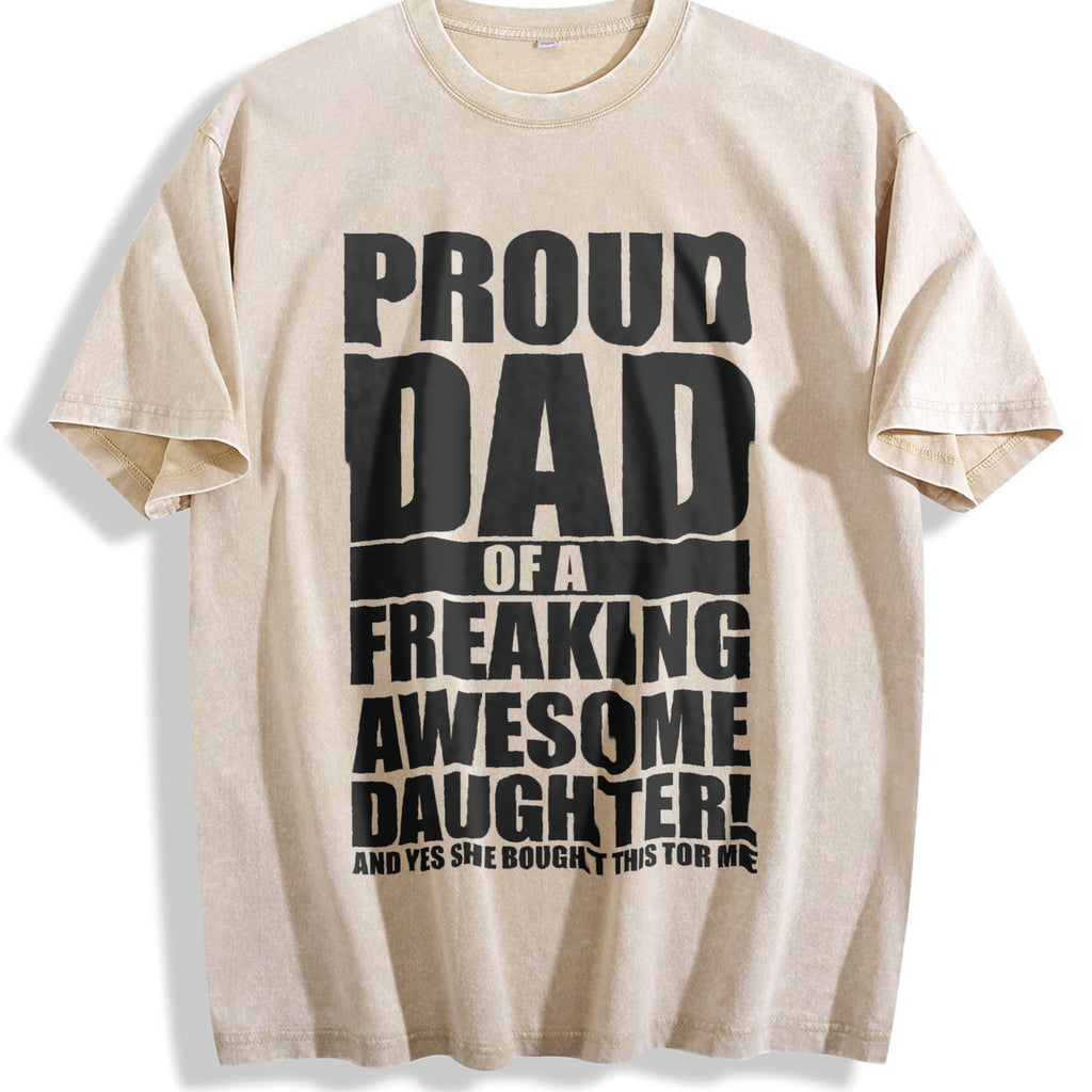 Proud Dad Of A Freaking Awesome Daughter Funny Fathers product image 1