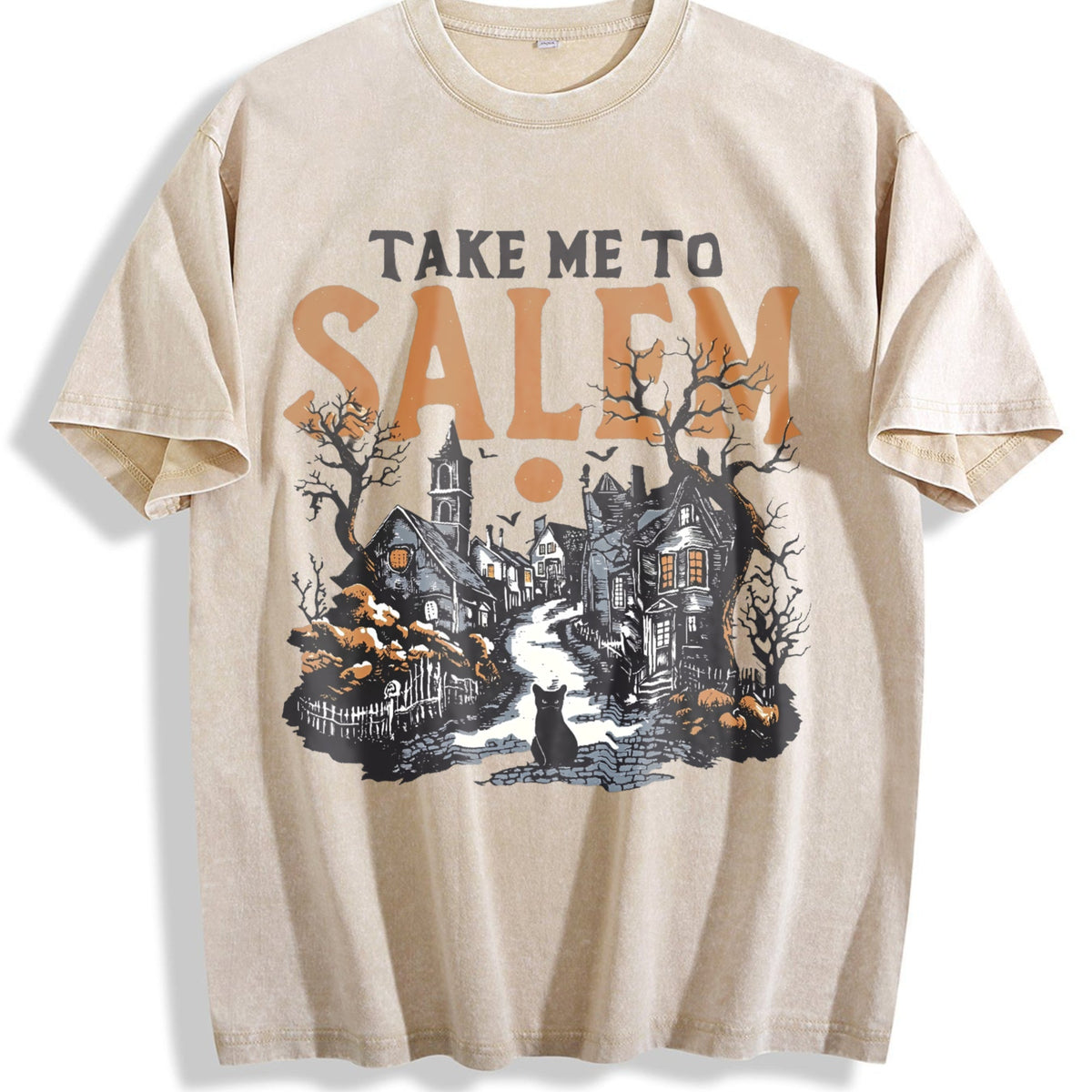 Salem Witch Town Vintage Washed T-Shirt product image 1