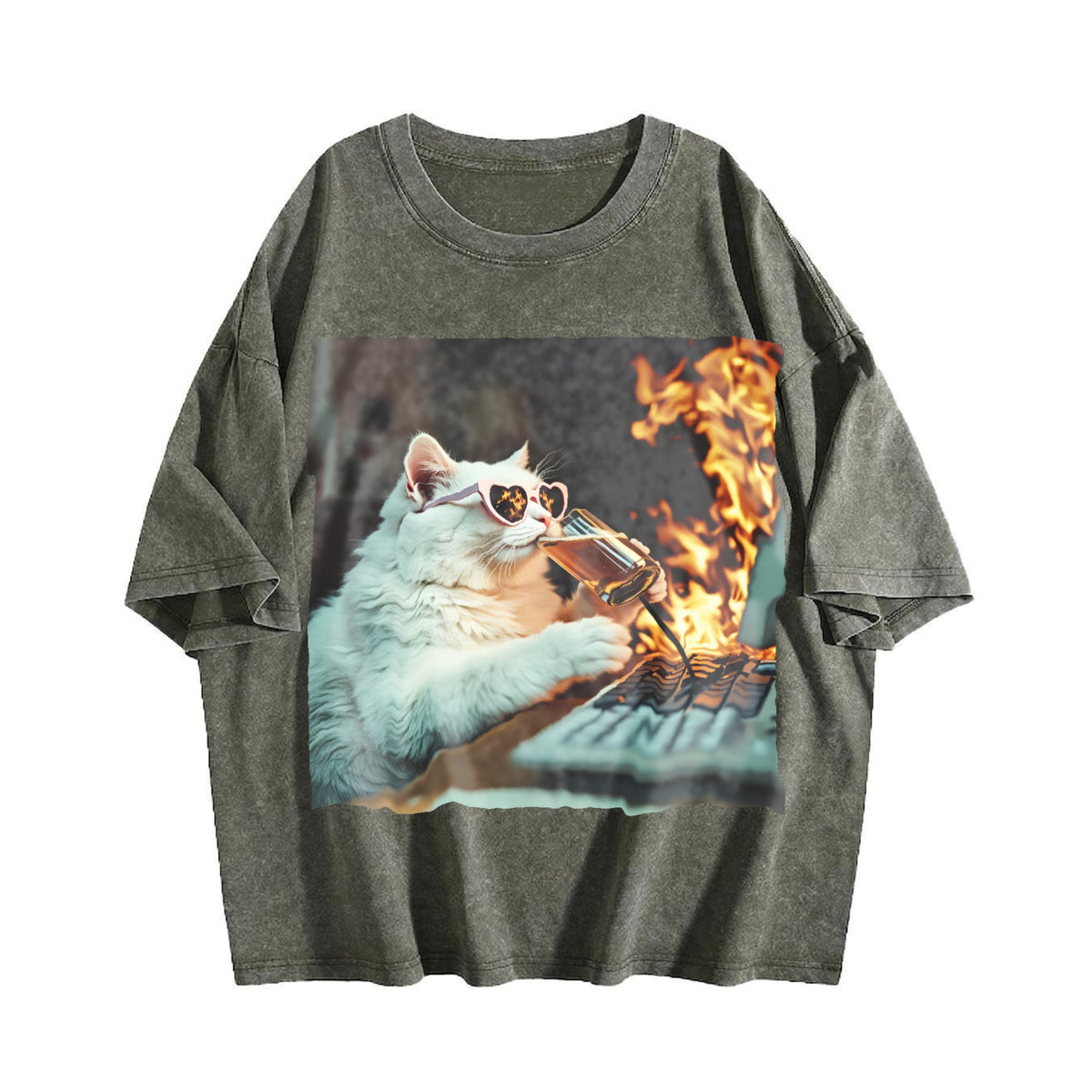 Battle Movie Vintage Washed T-Shirt product image 4