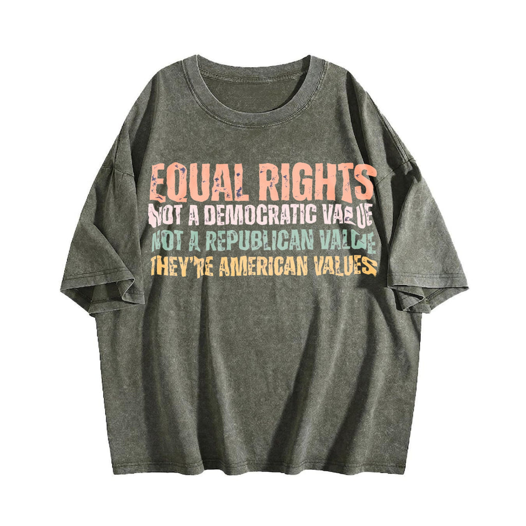 Equal Rights An American Value Vintage Washed T-Shirt product image 4