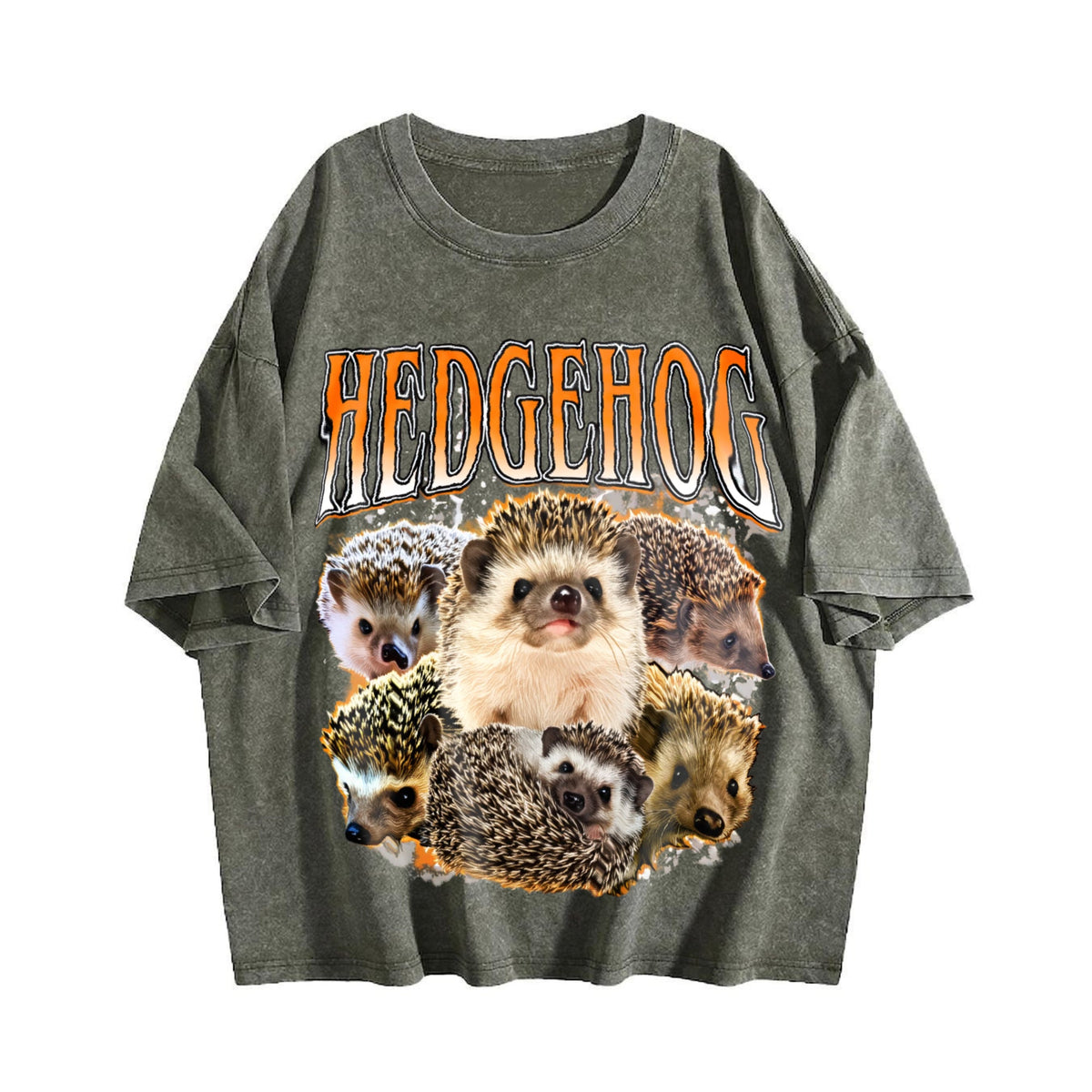 Hedgehog Vintage Washed T-Shirt product image 4