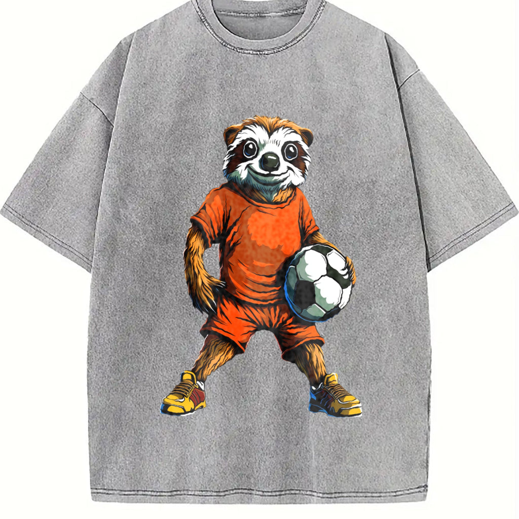 Global Soccer Fan Vintage Washed T-Shirt product image 5