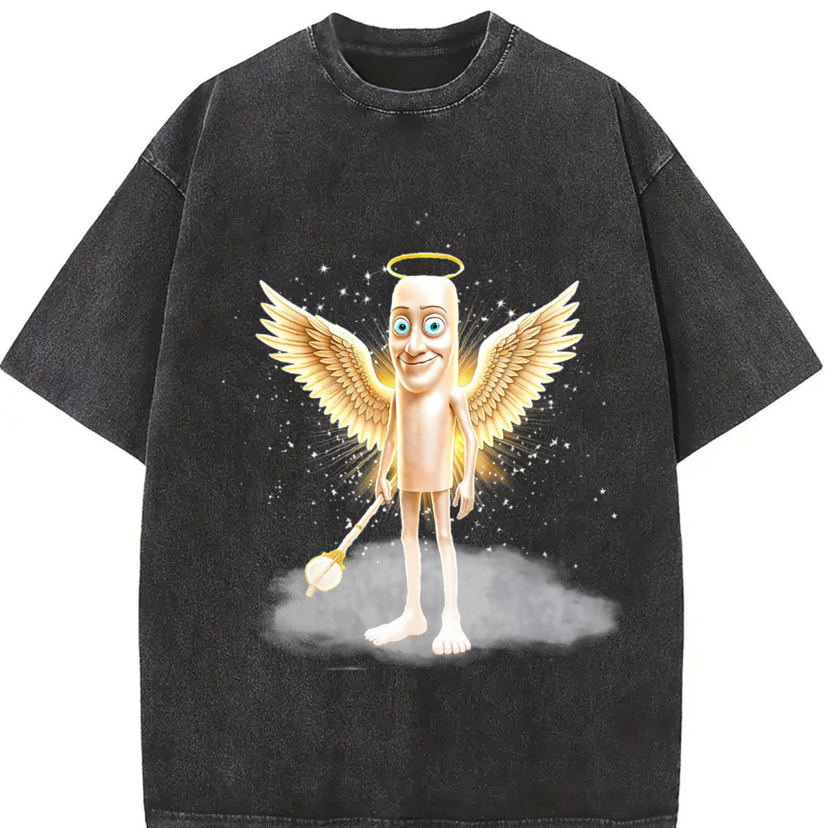 Funny Tung God Sahur Brainrot Meme Vintage Washed T-Shirt product image 2