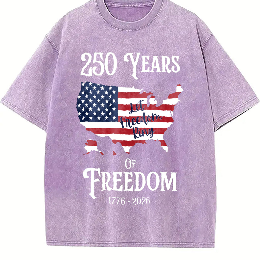 250 Years Of Freedom Vintage Washed T-Shirt product image 6