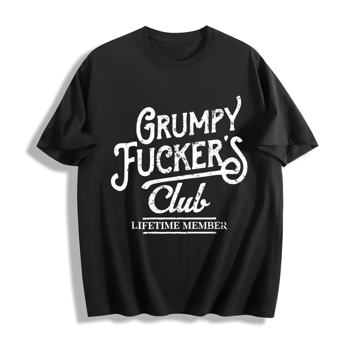 Funny Grumpy F Ckers Club Sarcastic Novelty For Cool Cotton product image 1