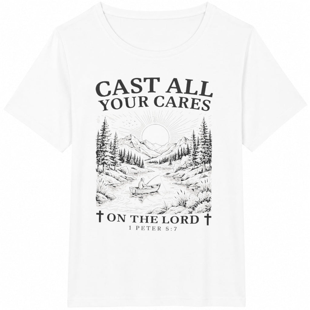 Christian Cast All Your Cares Lord 1 Peter 5:7 Nature River product image 2