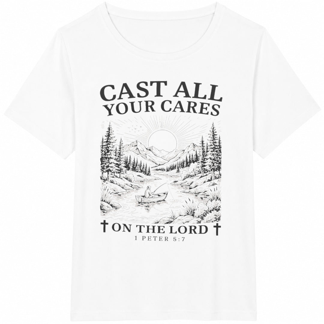 Christian Cast All Your Cares Lord 1 Peter 5:7 Nature River product image 2
