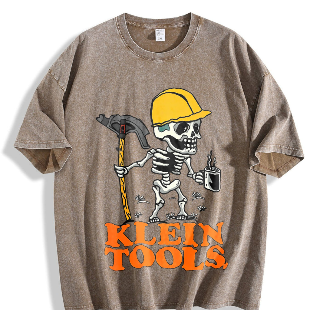 Klein Tools Skeleton Worker Vintage Washed T-Shirt product image 3