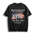 Descendant Of A Patriot Cotton T-Shirt product image 1