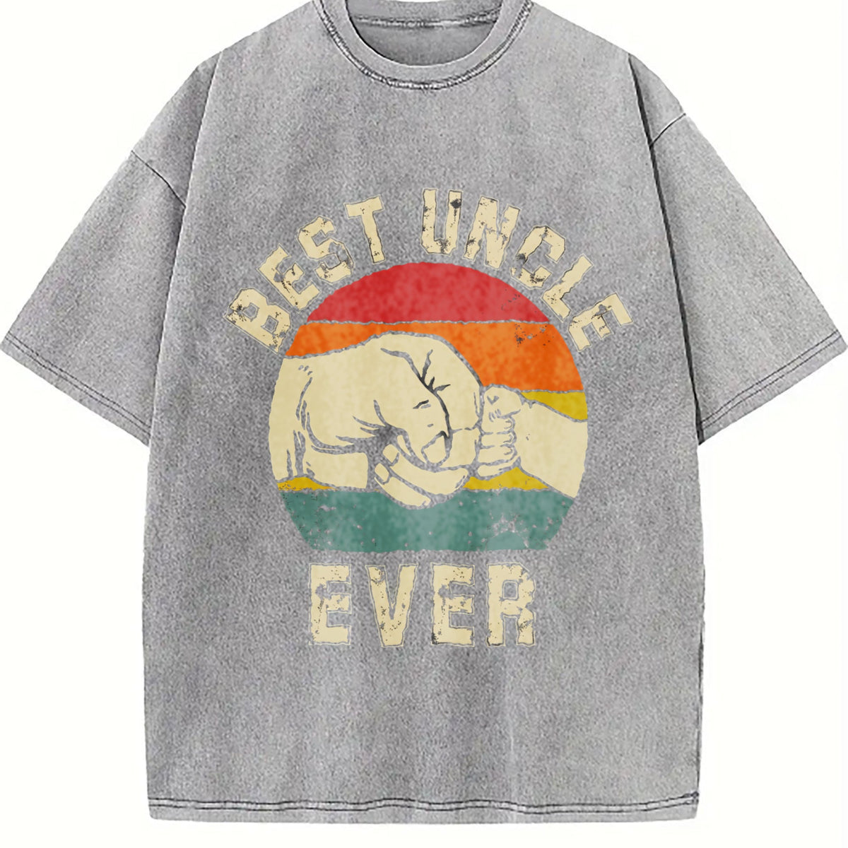 Best Uncle Ever Vintage Washed T-Shirt product image 5