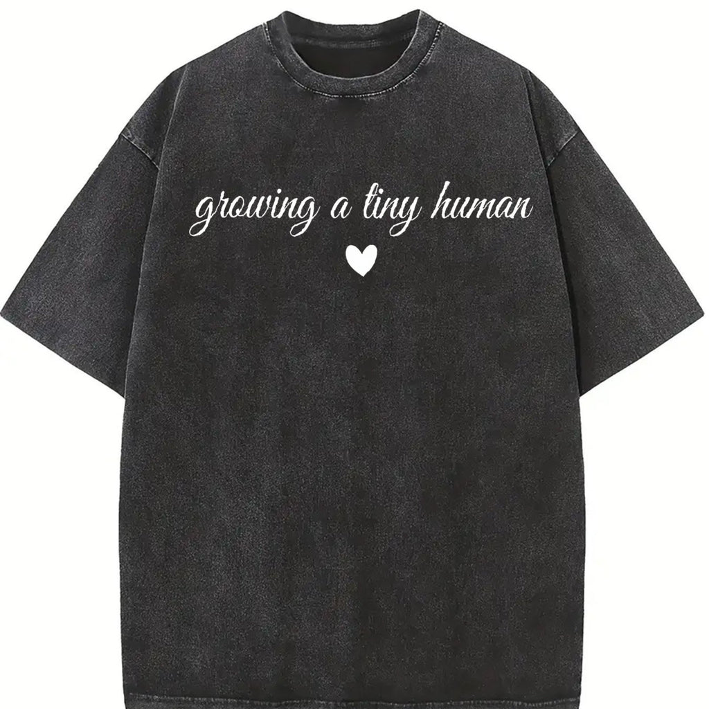 Cute Pregnancy Vintage Washed T-Shirt product image 2