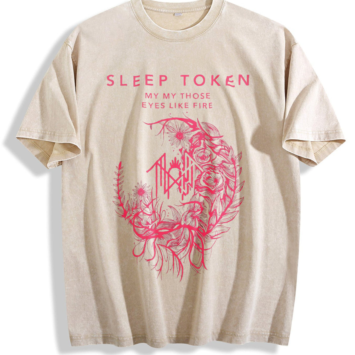 Black Sleep Token Band Vintage Washed T-Shirt product image 1
