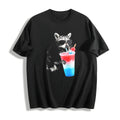 4th Of July Raccoon Drinking Patriotic Slushie Cotton product image 1