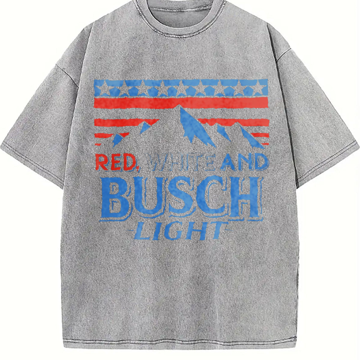 Red White And Busch Light American Flag Mountain Side product image 5
