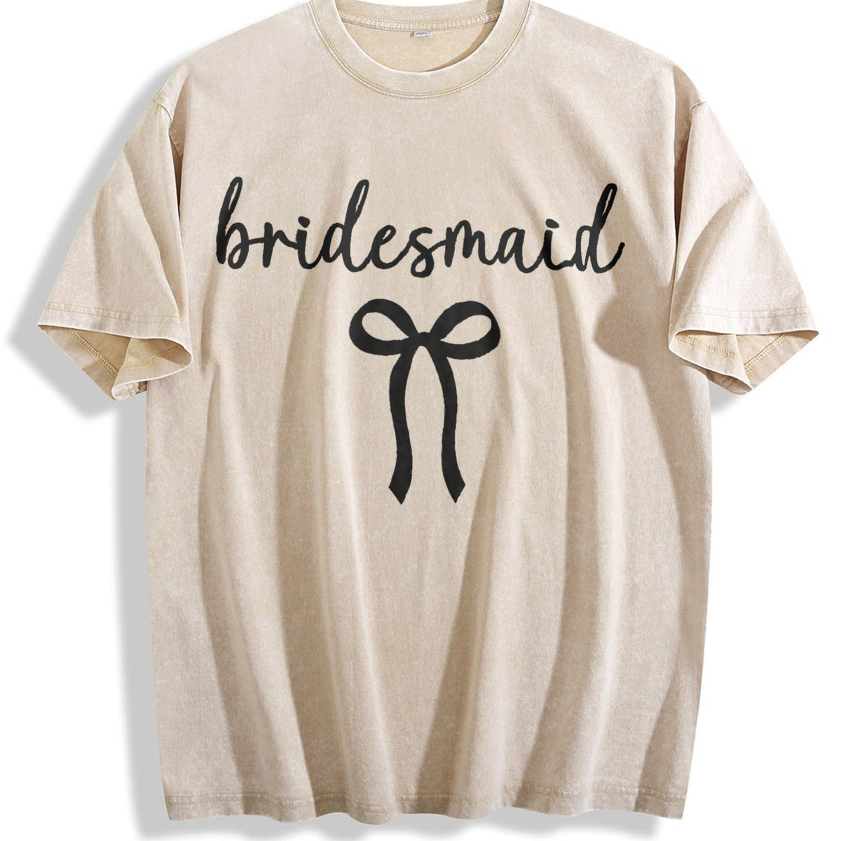 Bride Bridesmaid Vintage Washed T-Shirt product image 1