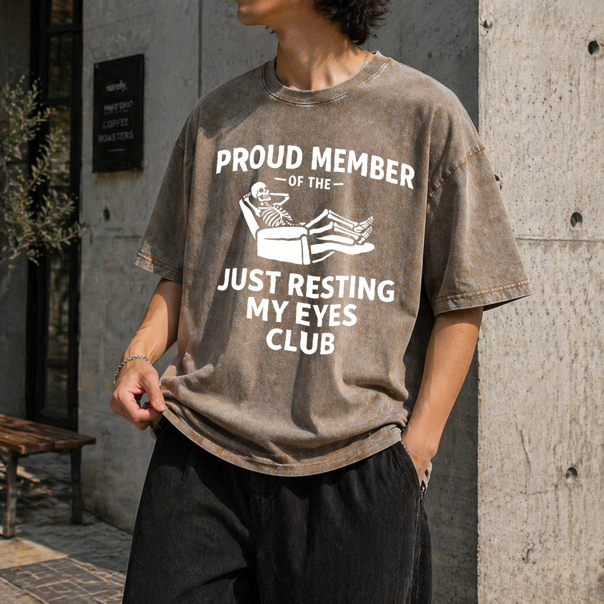 Funny Fathers Day Vintage Washed T-Shirt product image 3