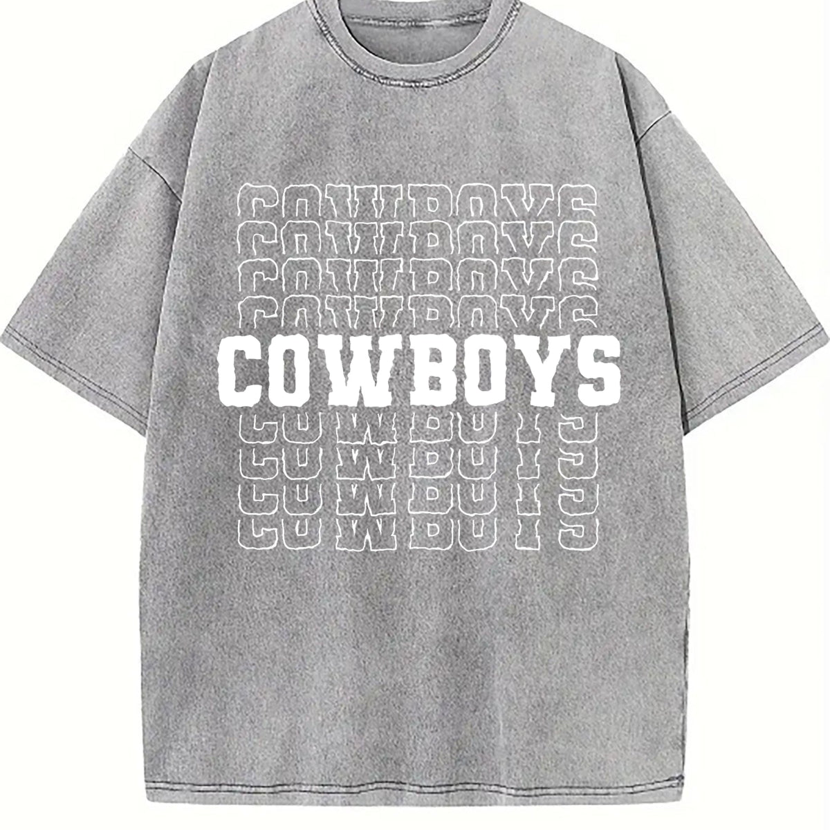 Cowboys Family Team Mascot Vintage Washed T-Shirt product image 5