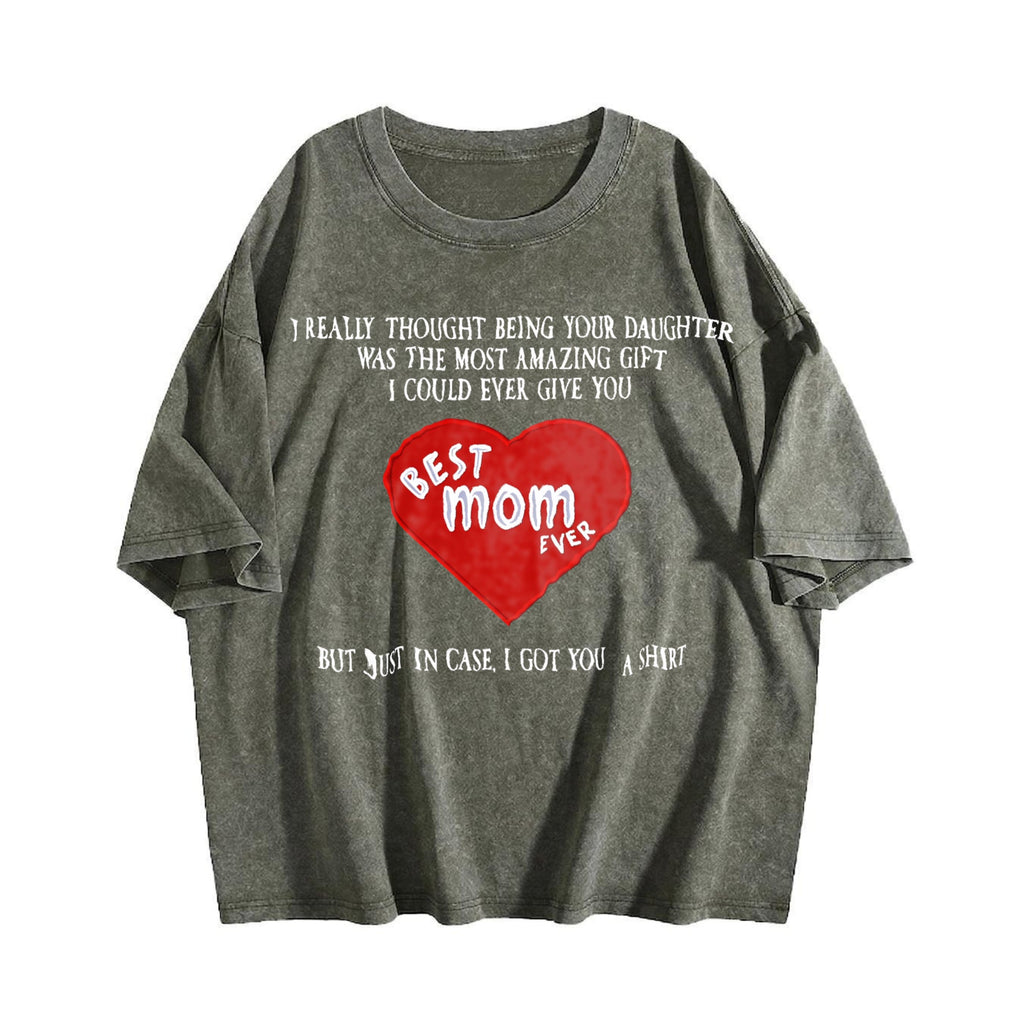 Funny Mother's Day From Daughter Vintage Washed T-Shirt product image 4