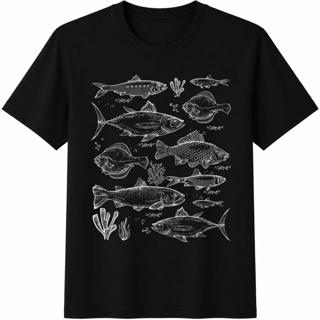 Ocean Fish Cotton T-Shirt product image 1