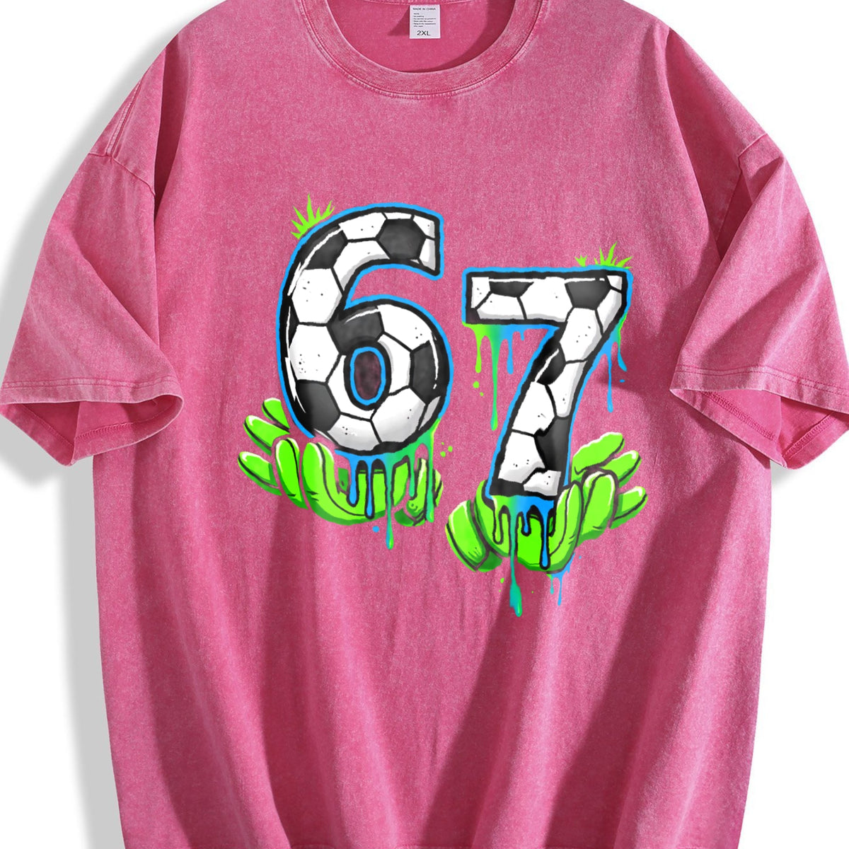 Global Soccer Fan Vintage Washed T-Shirt product image 7