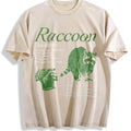 Raccoon Infographic Vintage Washed T-Shirt product image 1