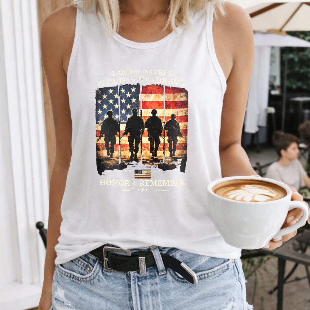 Land Of The Free Women's Tank Top