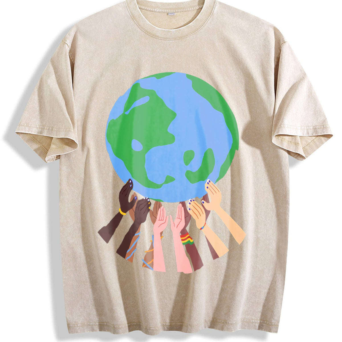 Global Soccer Fan Vintage Washed T-Shirt product image 1