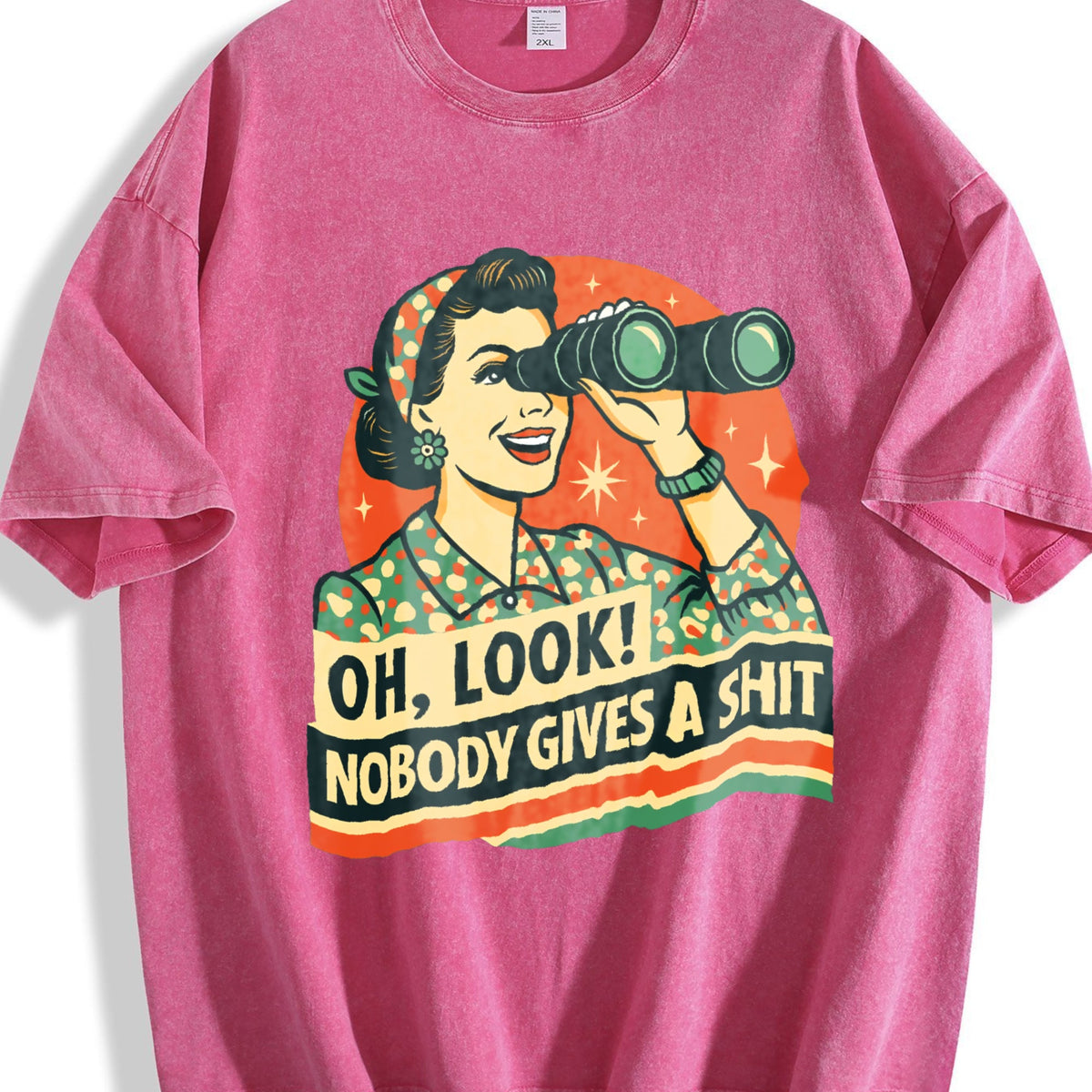 Nobody Cares Vintage Washed T-Shirt product image 7