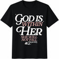 God Is Within Her Christian Cotton T-Shirt product image 1