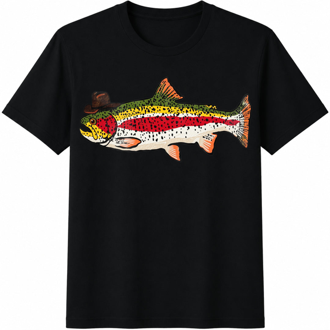 Cowboy Trout Garment-dyed Cotton T-Shirt product image 1