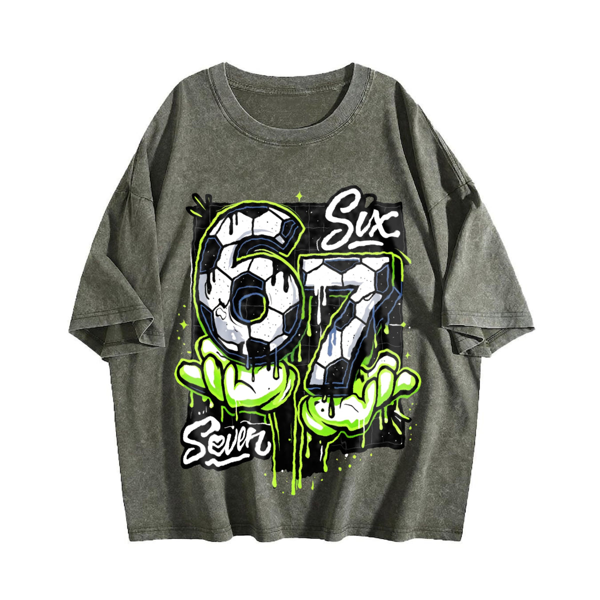 Global Soccer Fan Vintage Washed T-Shirt product image 4