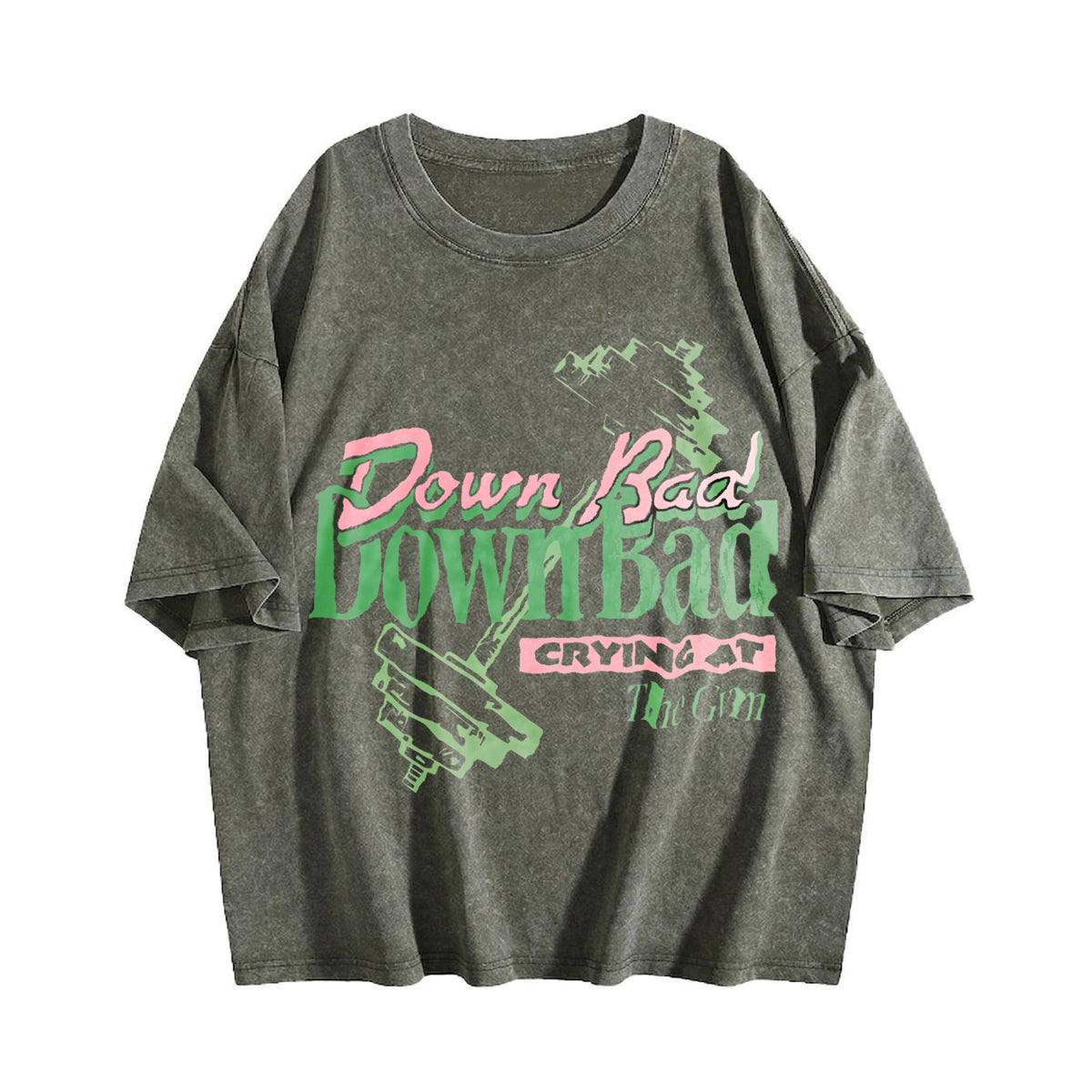 Bad Crying At The Gym Vintage Washed T-Shirt product image 4