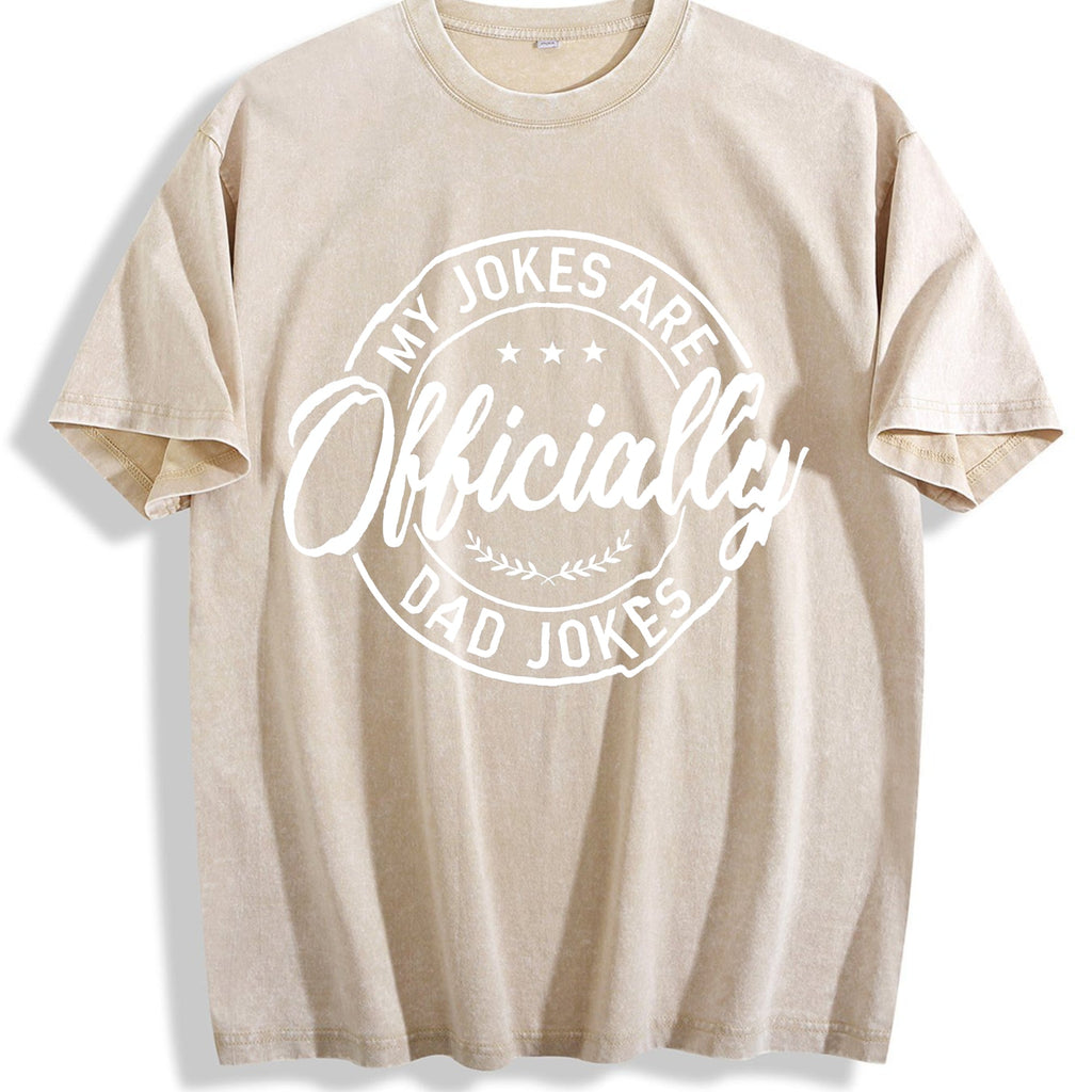 My Jokes Are Officially Dad Vintage Washed T-Shirt product image 1